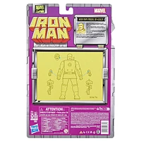 Marvel Legends Series Iron Man (Model 01 - Gold), figurine inspirée des bandes dessinées