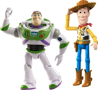 Disney and Pixar Toy Story 7-inch Woody and Buzz Action Figure Toys 2-Pack, Pizza Planet Adventure
