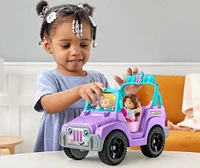 Fisher-Price Little People Barbie Convertible Vehicle and Figure Set - Sounds Only Version