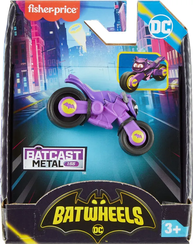 Fisher-Price DC Batwheels Toy Car Race Track Playset - Launch & Race  Batcave Toy