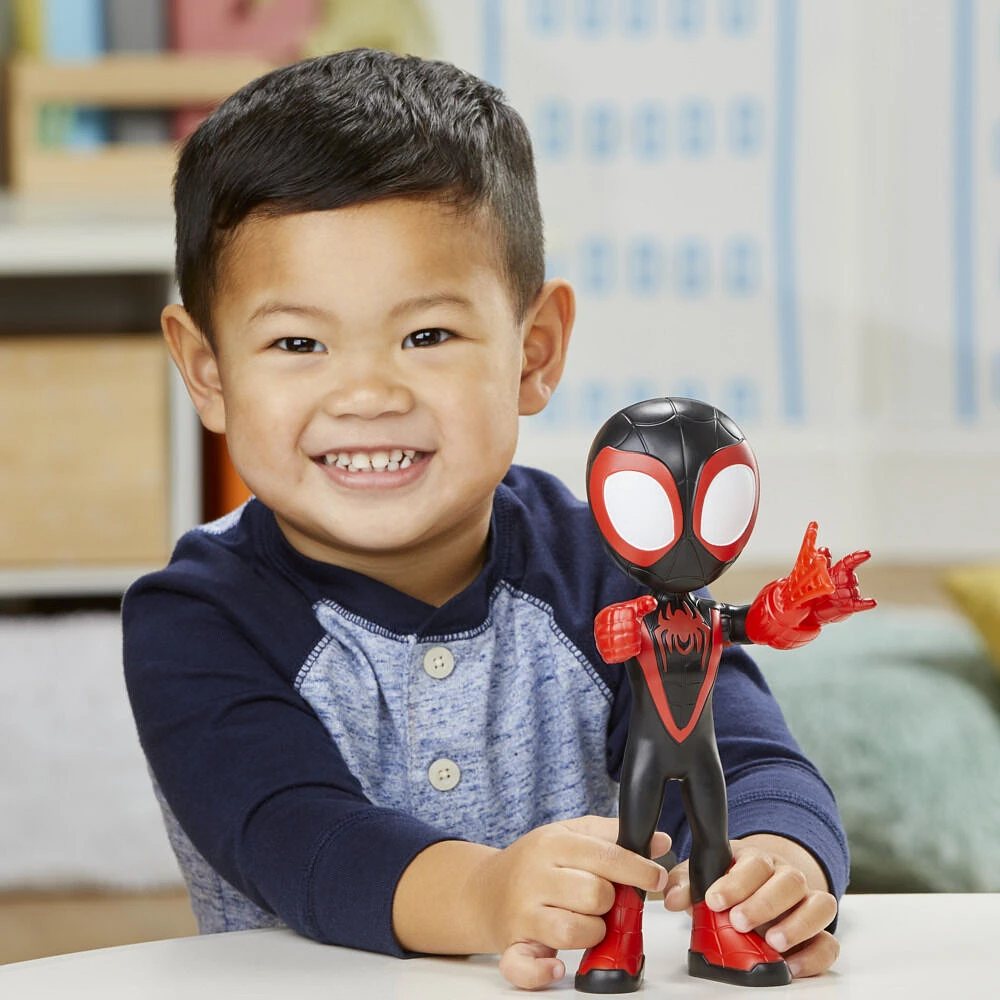 Marvel Spidey and His Amazing Friends Supersized Miles Morales: Spider-Man Action Figure