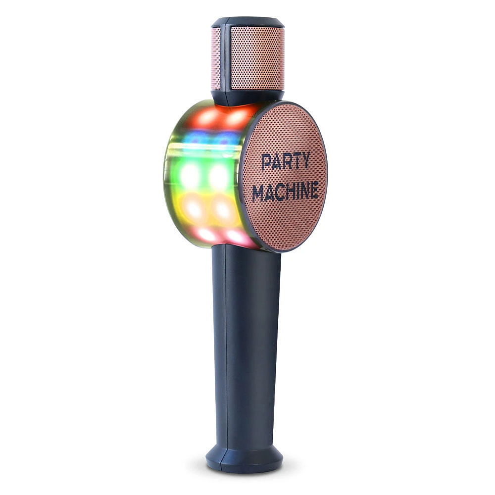 Microphone haut-parleur Bluetooth rose doré