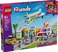 LEGO Friends L'aéroport et l'avion de Heartlake City, Ensemble de construction, Ensemble de jeu avec minipoupées et chien 42656