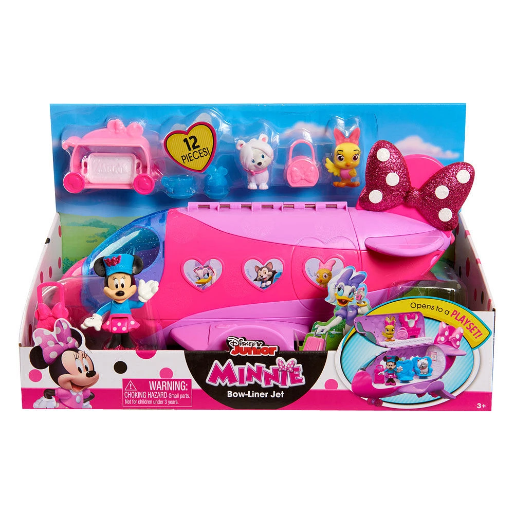 Ensemble de Jeu et Figurines Avion Bow-Liner Disney Junior Minnie Mouse