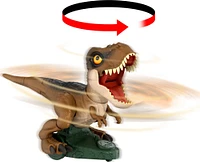 Jurassic World Roarin' Frenzy T Rex RC Toy, Motorized Remote Control Tyrannosaurus Rex Dinosaur