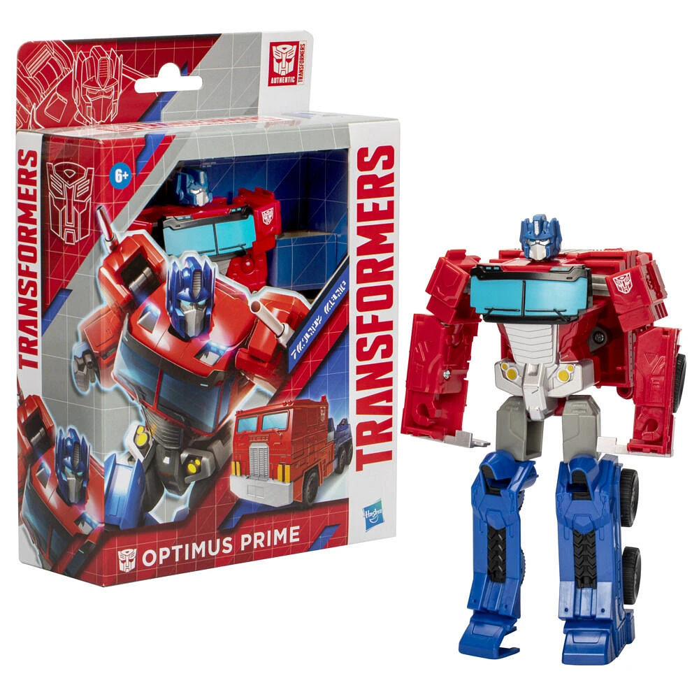 Transformers Generations Toys Authentics Alpha Optimus Prime, 7 Inch Action Figure, Robot Toys For Kids Ages 6 and Up