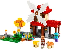 Cadeau d'ensemble de jeu vidéo LEGO Minecraft La ferme-moulin 21262