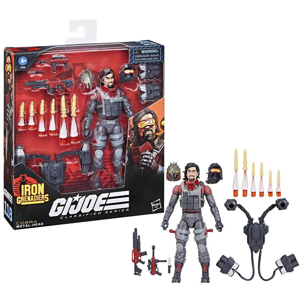 G.I. Joe Classified Series #118, Iron Grenadier Metal-Head Deluxe Action Figure