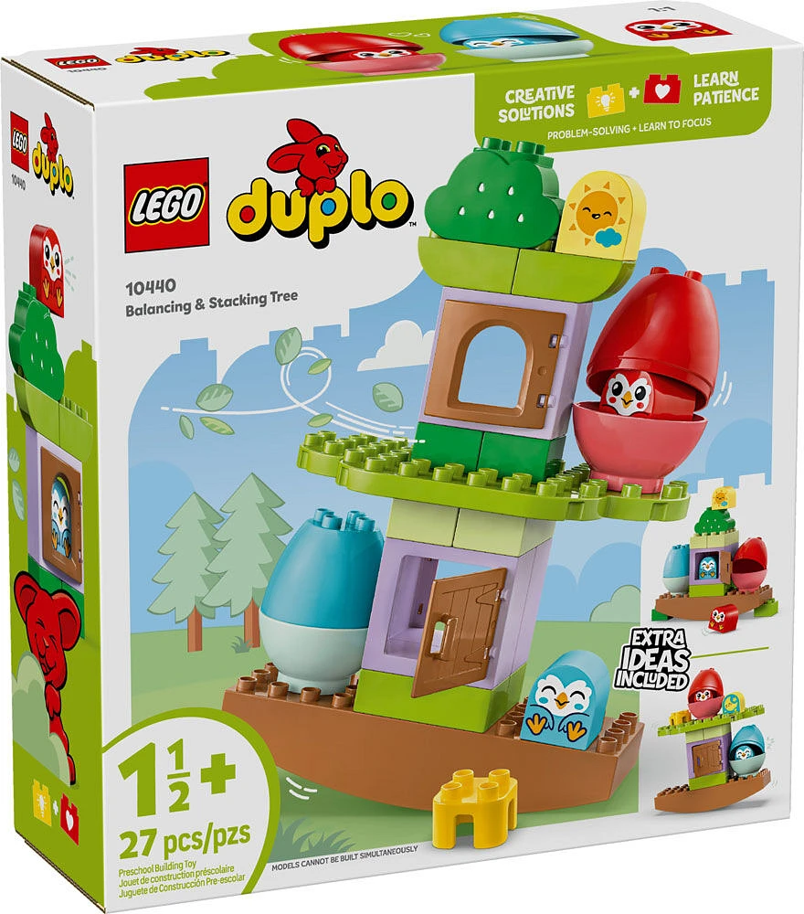 LEGO DUPLO Mon premier arbre d'équilibrage et d'empilage Jouet éducatif, Ensemble de construction pour un jeu créatif 10440