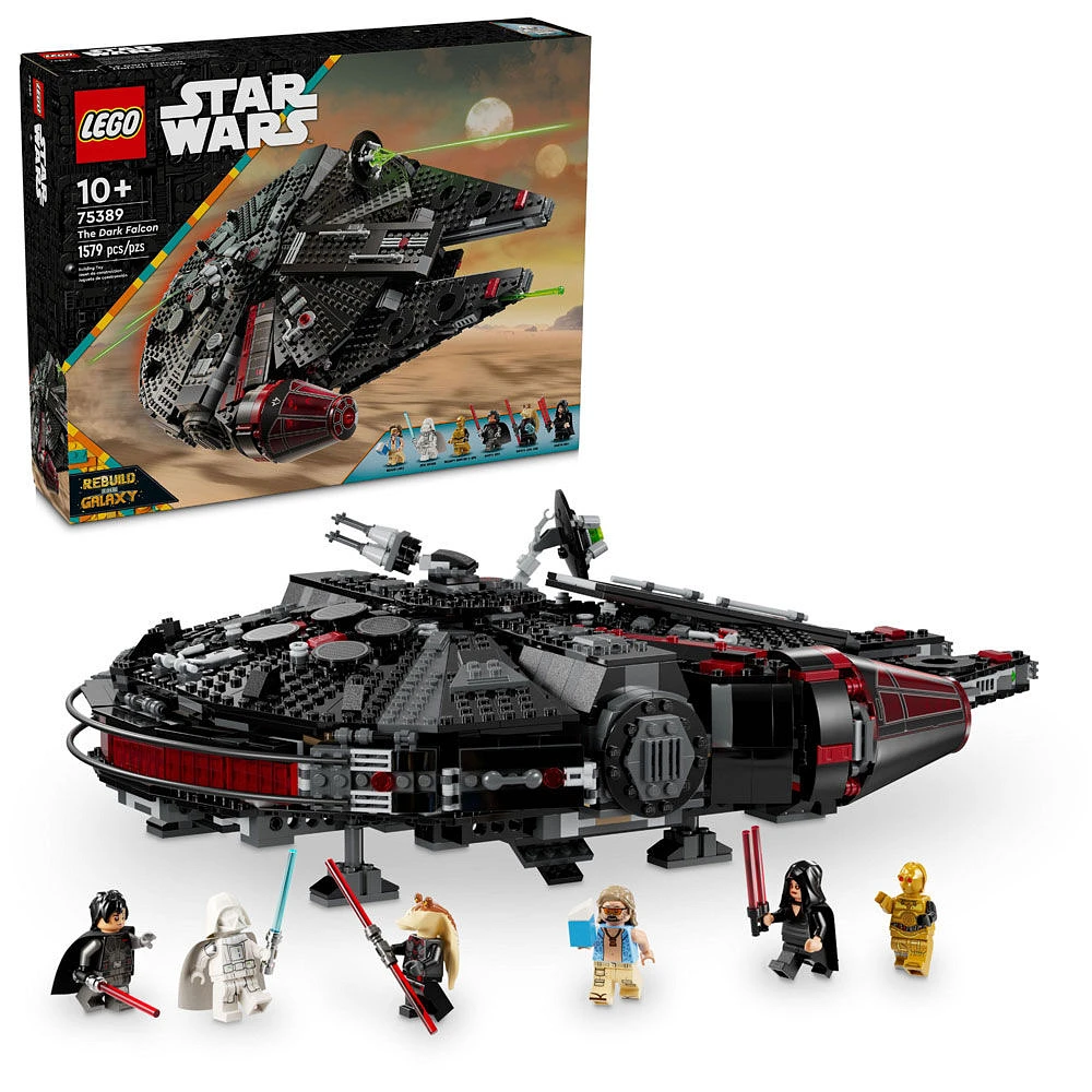 LEGO Star Wars Le Dark Falcon Jouet de véhicule à construire 75389