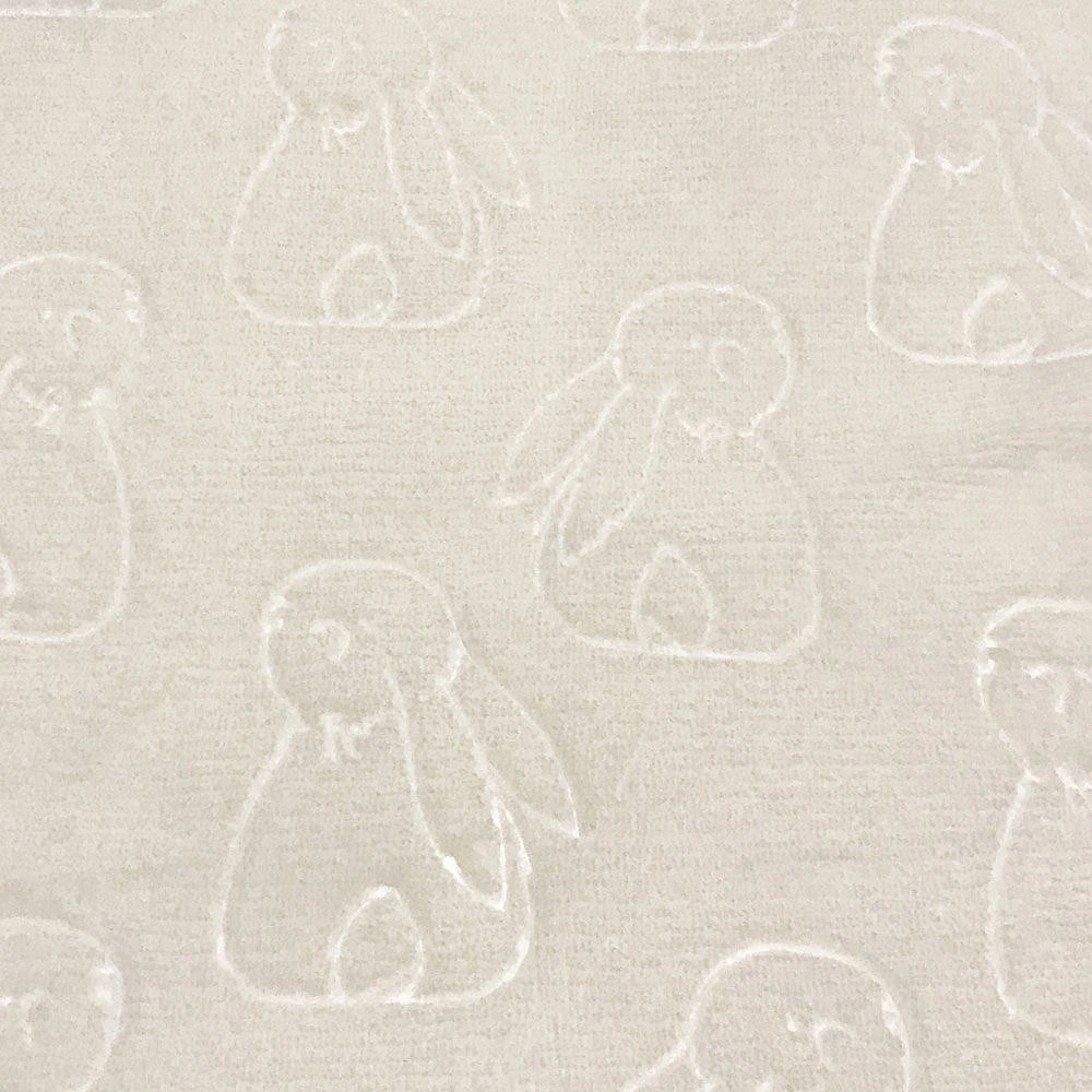 Koala Baby - Embossed Blanket Bunny - White