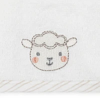Koala Baby - 6-Pack Baby Washcloths - Grey & White Lamb