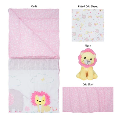 Literie Pour Berceau 4 Pièces De Fille De La Jungle Sammy&Lou