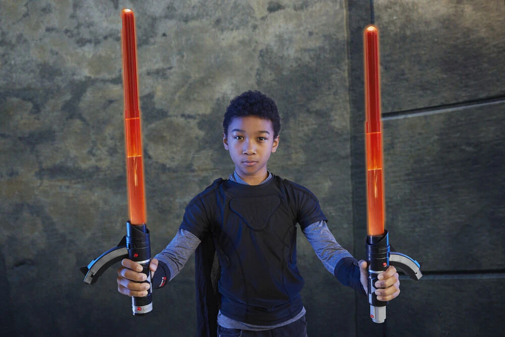 Star Wars Lightsaber Forge Inquisitor Masterworks Set Double-Bladed Electronic Lightsaber