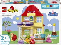 LEGO DUPLO Peppa Pig Birthday House, Build & Rebuild Toddler Toy, 10433