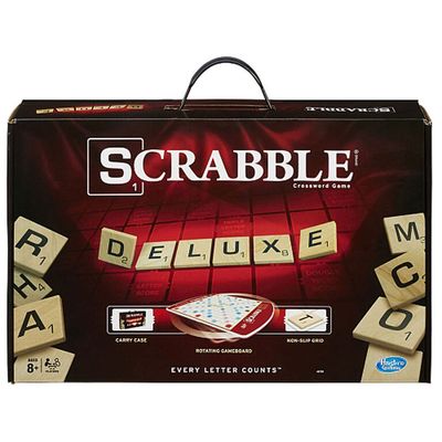 Scrabble Deluxe Edition Game - English Edition - styles may vary