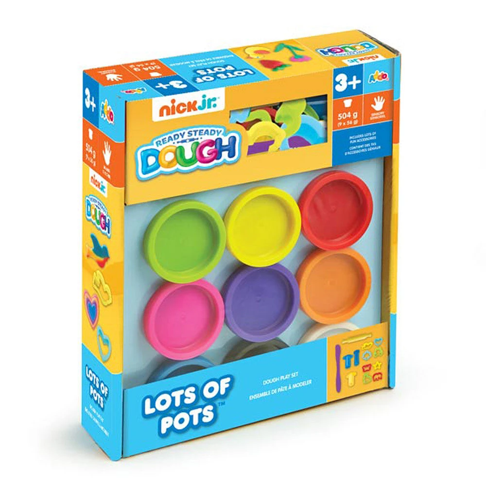 Nick Jr Ready Steady Dough - Coffret Lots of Pots - Notre exclusivité - Notre exclusivité