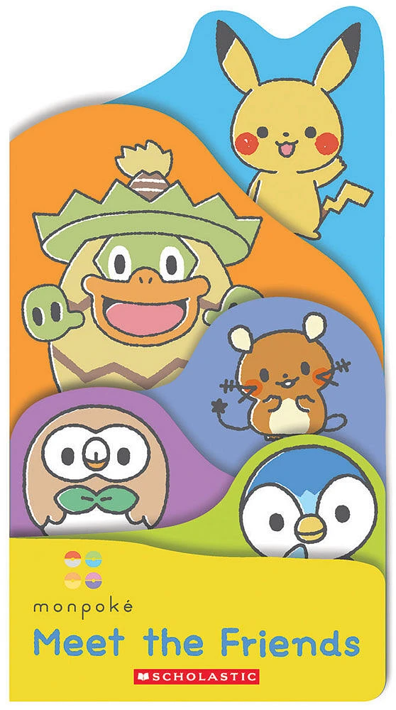 Meet the Friends (Monpoké Board Book) - Édition anglaise