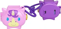 Polly Pocket Coffret Thème Animal avec des activités amusantes, et 1 poupée, 1 figurine d'animal et 1 accessoire