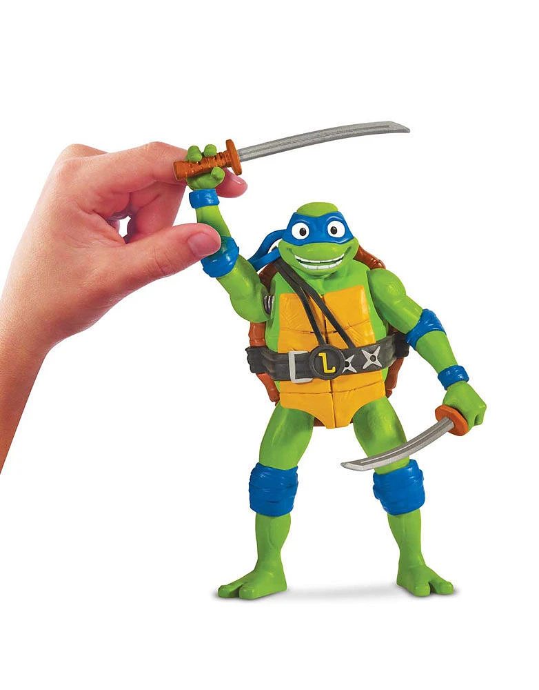 Teenage Mutant Ninja Turtles: Mutant Mayhem Leonardo Deluxe Ninja Shouts Figure
