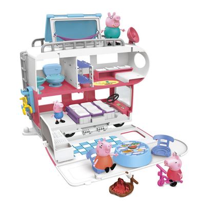 Peppa Pig Peppa's Adventures Peppa's Family Motorhome Preschool Toy - French Edition