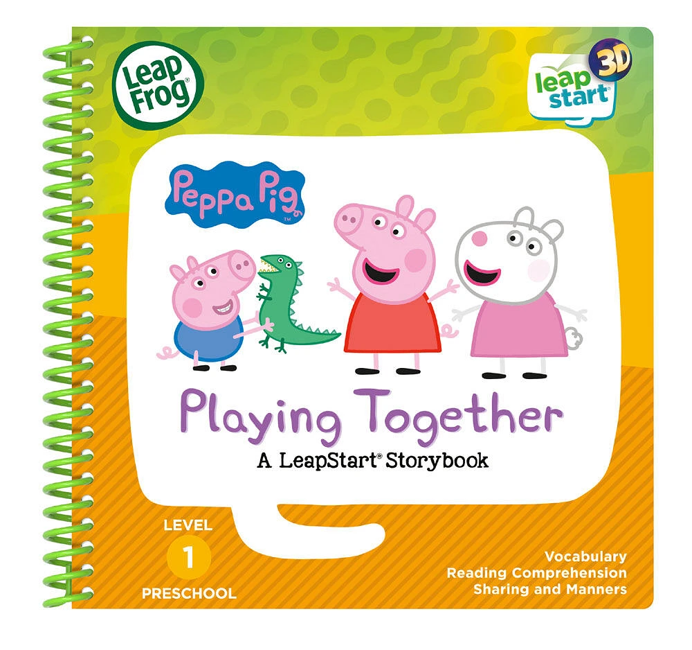 LeapFrog LeapStart 3D Peppa Pig Playing Together Livre d'histoires - Édition anglaise