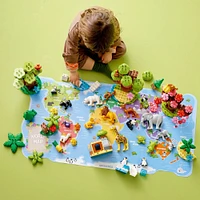 LEGO DUPLO Les animaux sauvages du monde 10975 Ensemble de construction (142 pièces)