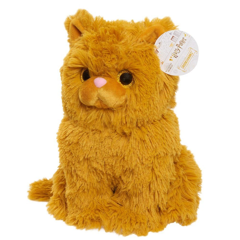 Peluche de 29 cm (11,5 pouces) de Crookshanks de Harry Potter, Grande Peluche d'Animal Moitié Chat Moitié Fléreur - Notre exclusivité