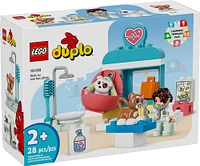 LEGO DUPLO Town Visit to the Vet Clinic Toy, Pretend Play Toy 10438