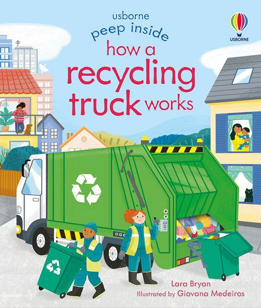 Peep Inside How A Recycling Truck Works - English Edition