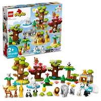 LEGO DUPLO Les animaux sauvages du monde 10975 Ensemble de construction (142 pièces)