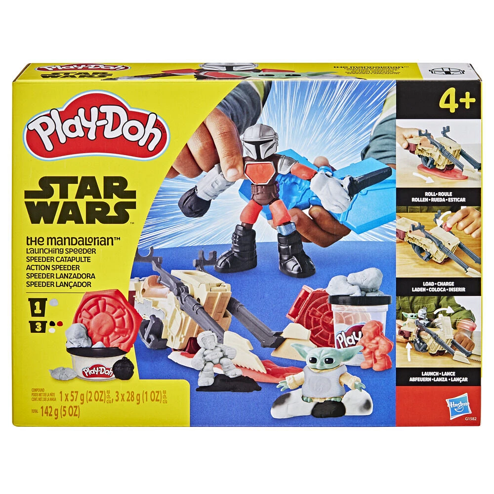 Play-Doh STAR WARS: THE MANDALORIAN Launching Speeder Playset