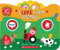 I Love Farm Animals (A Let's Play! Boa - English Edition