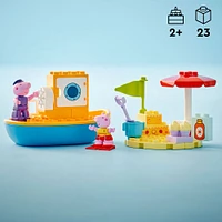 Ensemble LEGO DUPLO Le voyage en bateau de Peppa Cochon 10432