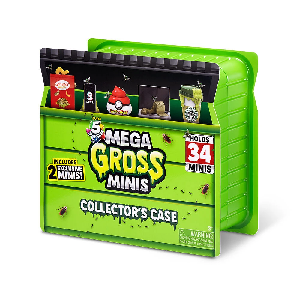 5 Surprise Mega Gross Minis Collector's Case by ZURU