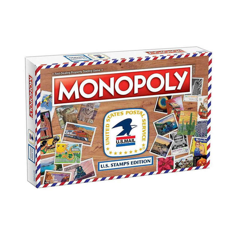 USAopoly MONOPOLY: U.S. Stamps Edition - Édition anglaise