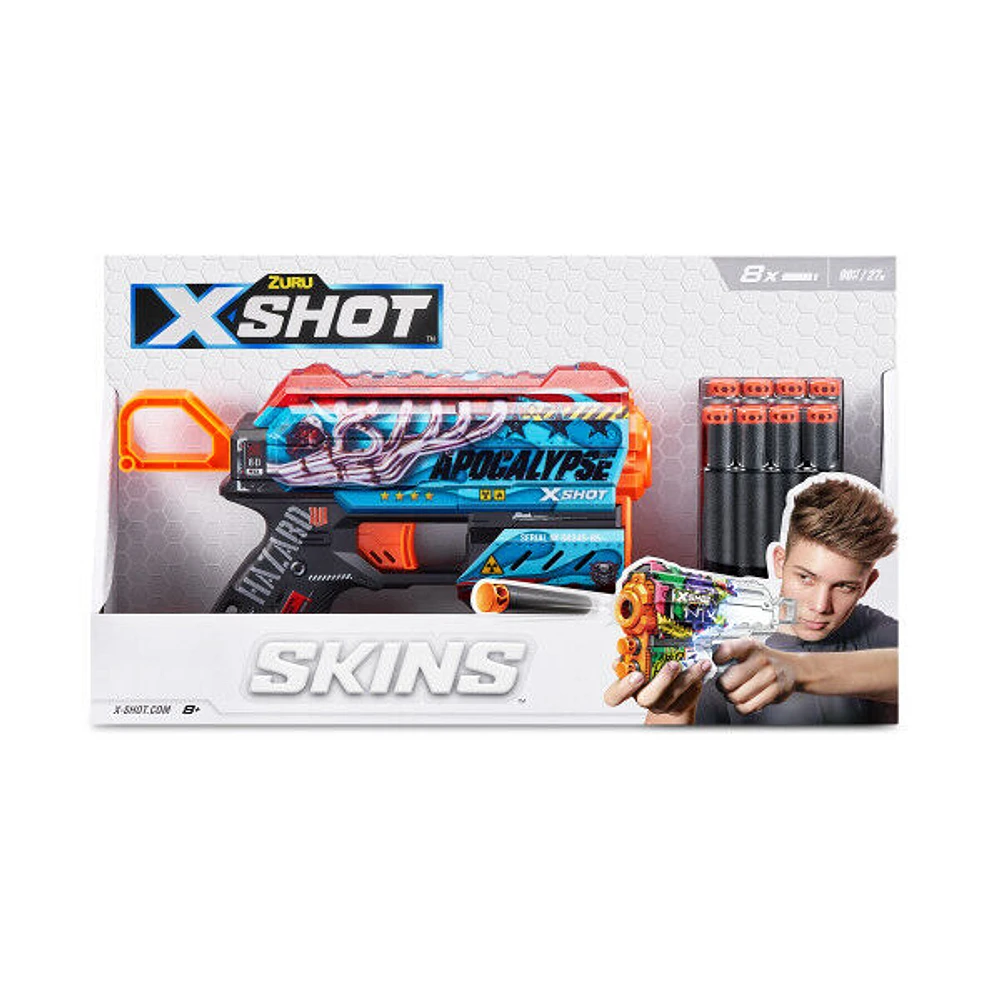 Zuru X-Shot Skins Flux Dart Blaster - Apocalypse (8 Darts)