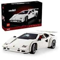 LEGO Icons Lamborghini Countach 5000 Quattrovalvole Model Car Kit - Collectible Building Set - 10337