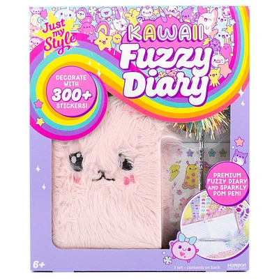 Just My Style Kawaii Fuzzy Diary - English Edition