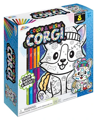 Oreiller À Colorier Et À Laver - Corgi