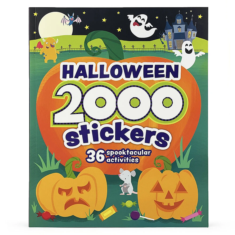 2000 Stickers Super Scary Activity Book - Édition anglaise