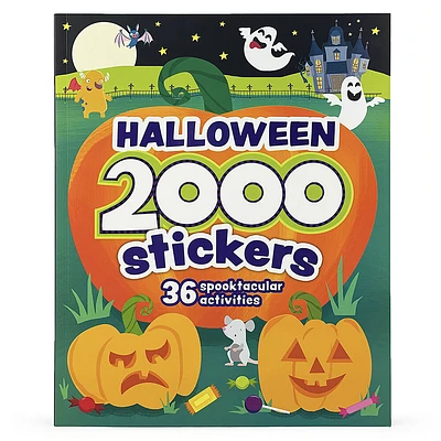 2000 Stickers Super Scary Activity Book - Édition anglaise