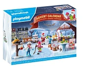 Playmobil - Calendrier de l'Avent: Visite au marche de Noel