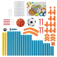 Out2Play - 3 In 1 Sport Set Basketball, Soccer, Hockey