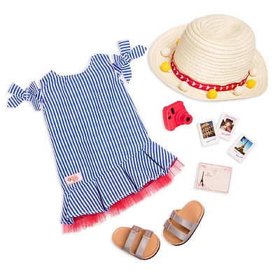 Tenue de voyage mode pour poupée 46 cm, Sweet Souvenirs, Our Generation