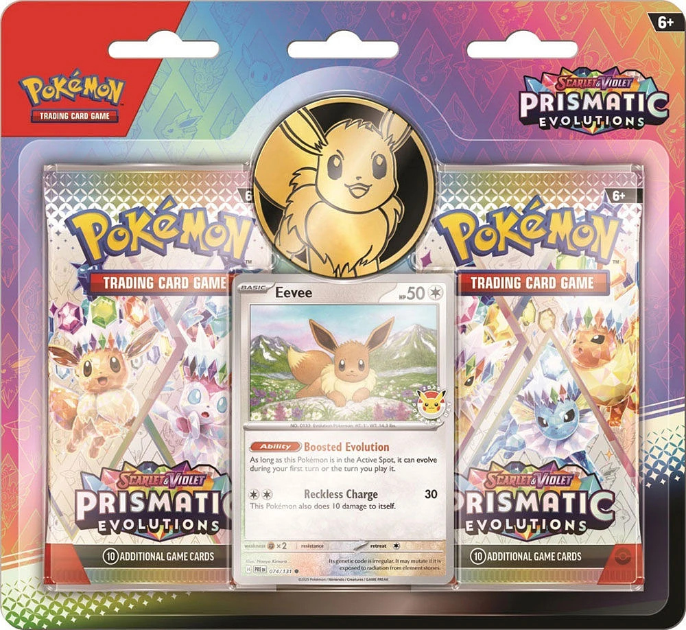 Emb-coq 2 paq Évolutions prismatiq Pokémon - Édition anglaise