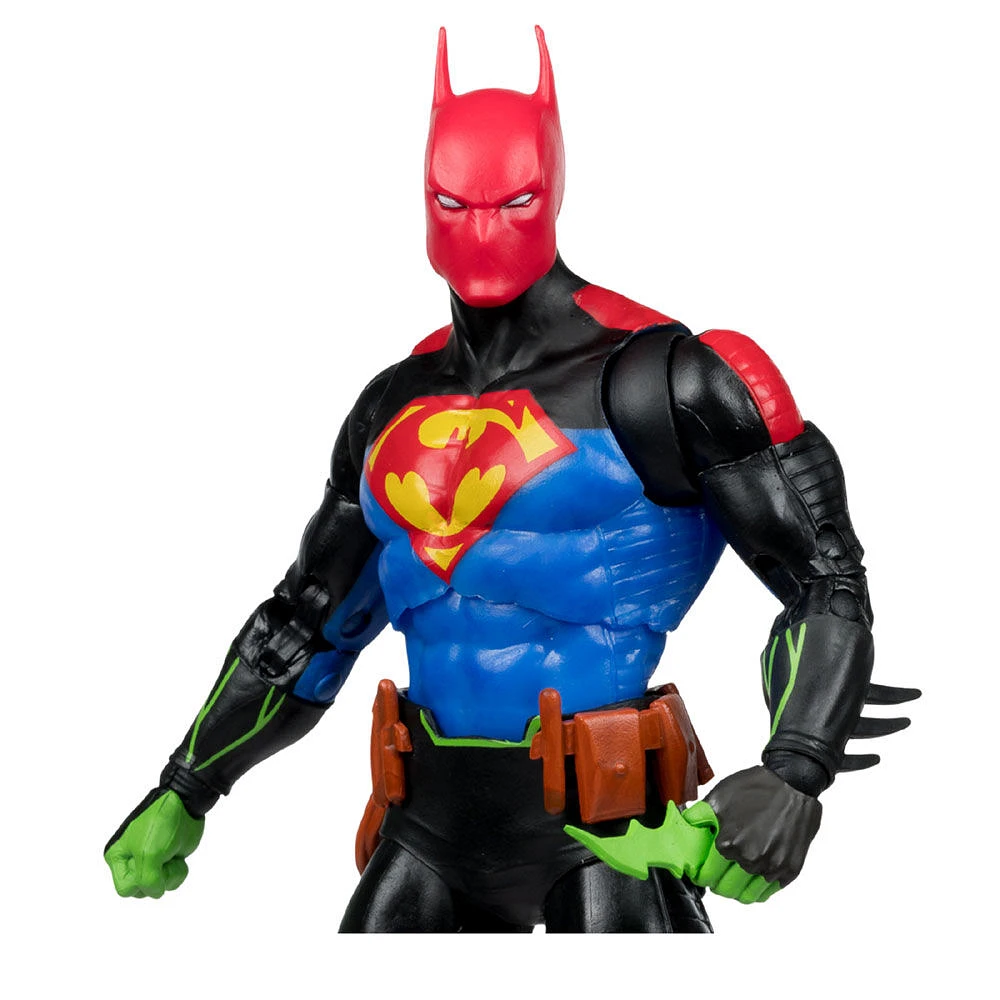 Figurine 7 pouces DC Multiverse Batman / Superman Fusion (Batman/Superman : Le meilleur du monde)