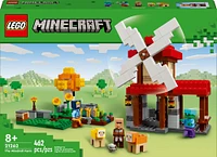 Cadeau d'ensemble de jeu vidéo LEGO Minecraft La ferme-moulin 21262