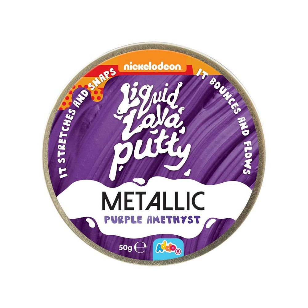 Nickelodeon Liquid Lava Putty Metallic Colours Assortment - R Exclusive - Assortment May Vary