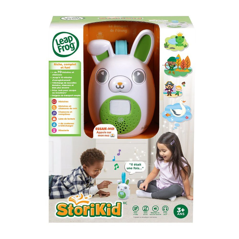 LeapFrog On the Go Story Pal Portable Storytelling Audio Player, 70+ Stories, Poems, Songs and Lullabies  - French Edition